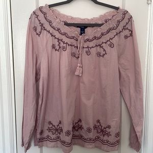 New, beautiful blush color shirt.